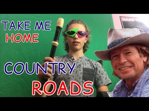 TAKE ME HOME COUNTRY ROADS RECORDER TUTORIAL | Recorder Tutorials Ep. 2 ...