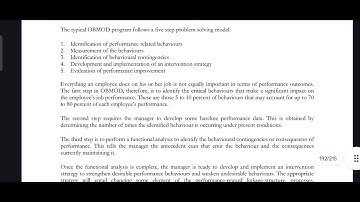 PSY510 Lecture 41 Organisational Psychology Short Lecture VU Lectures