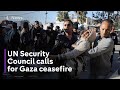 Un security council passes gaza ceasefire resolution  as us abstains