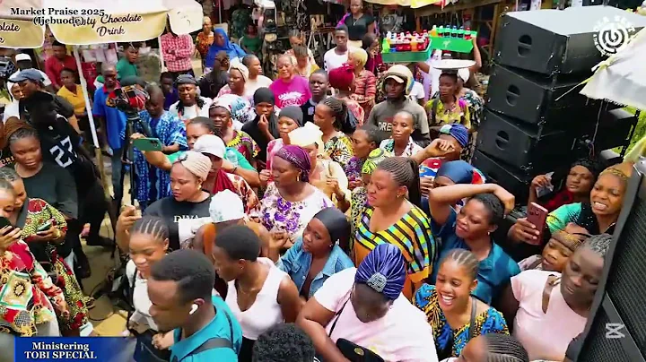 TOBI SPECIAL POWERFUL MINISTRATION AT  MARKET PRAISE WITH OLABEST MARCH  2025