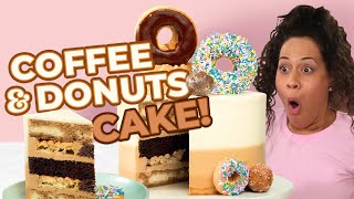 COFFEE, DONUTS and CHOCOLATE come together in this CAKE!  | How To Cake It with Yolanda Gampp