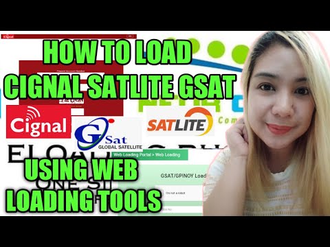 HOW TO LOAD CIGNAL SATLITE GSAT  AND GPINOY USING WEB LOADING TOOL|MARIA FE NOLASCO #tpc #tutorials