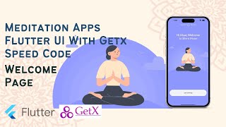 Welcome Page - Meditation App Silent Moon Flutter UI with Getx - Speed Code Part 4 screenshot 4