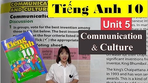 Tiếng Anh lớp 10 Unit 5 Communication and Culture - Inventions / HeartQueen Quyên Hoàng