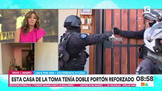 Detienen a 3 personas en operativo policial en toma de Maipú | Tu Día | Canal 13