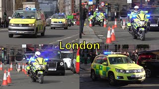 Emergency Services responding in London