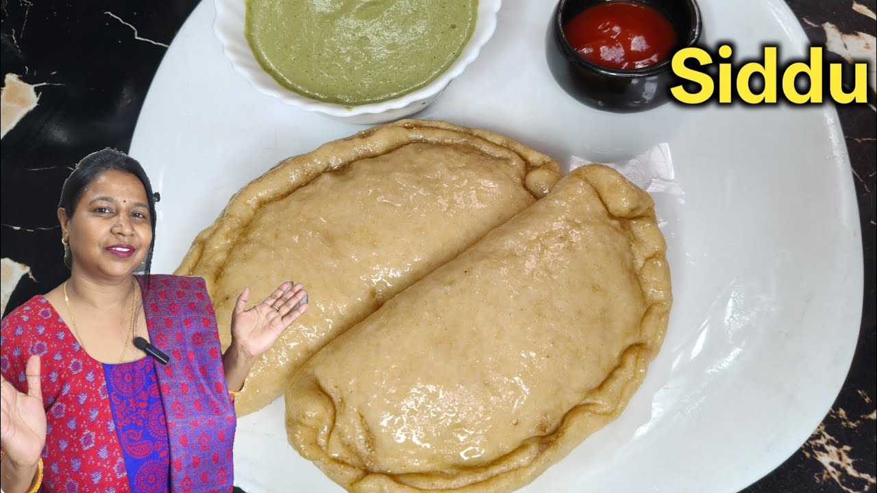 Himachali siddu Recipe bhut hi simple tarike se ghar par hi banaye akhrot ki chatni ke sath...