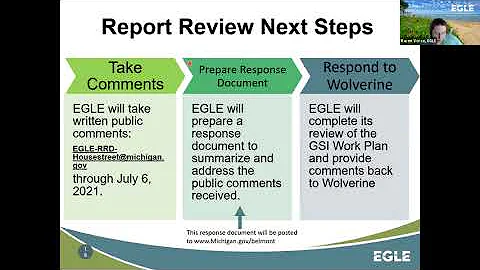Wolverine World Wide’s Groundwater-Surface Water Interface Investigation Public Meeting - 6/15/21