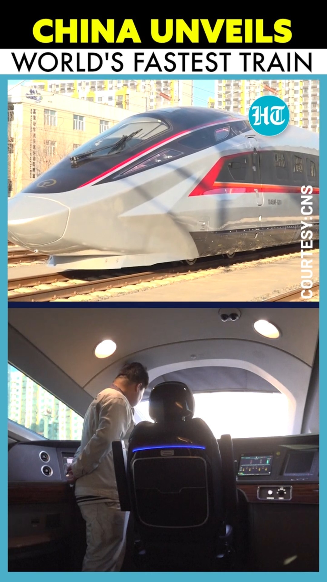 China Unveils World's Fastest High-Speed Train, Reaching 450 km/h