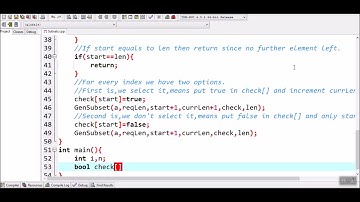 How to Generate All Subsets of a Given Set in c++.