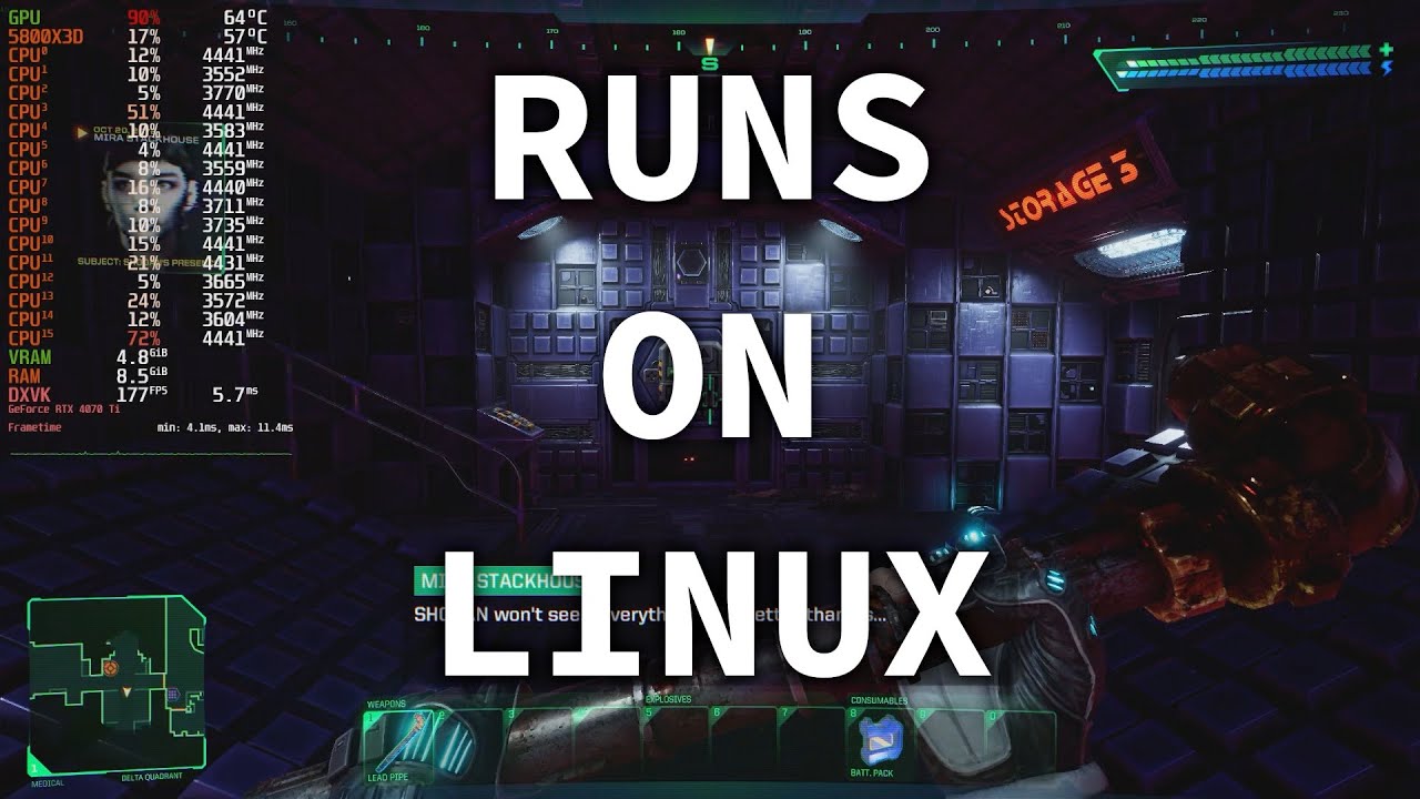 System Shock (2023) Runs on Linux - YouTube