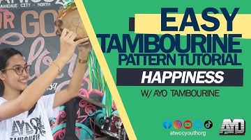 Easy Tambourine Pattern: HAPPINESS | Tutorial