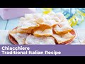 Chiacchiere  traditional italian recipe