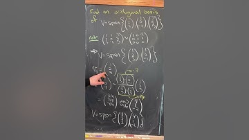 finding an orthogonal basis