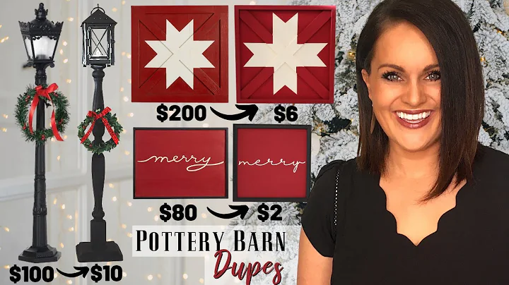 HIGH END Pottery Barn CHRISTMAS Decor DIYs & Dupes On a BUDGET!