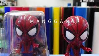 Boneka Pajangan Solar Goyang Dashboard Mobil Spiderman