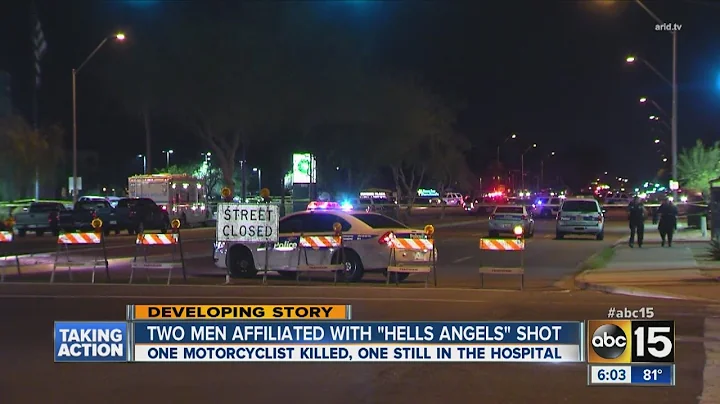 Two men men affiliated with "Hells Angels" shot