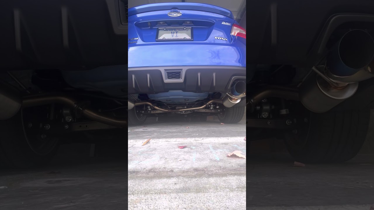 2021 Subaru WRX Premium with Nameless Axleback Exhaust YouTube