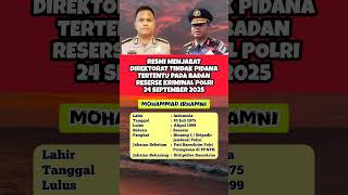 Download Lagu PROFIL MOHAMMAD IRHAMNI #shorts #polisi MP3