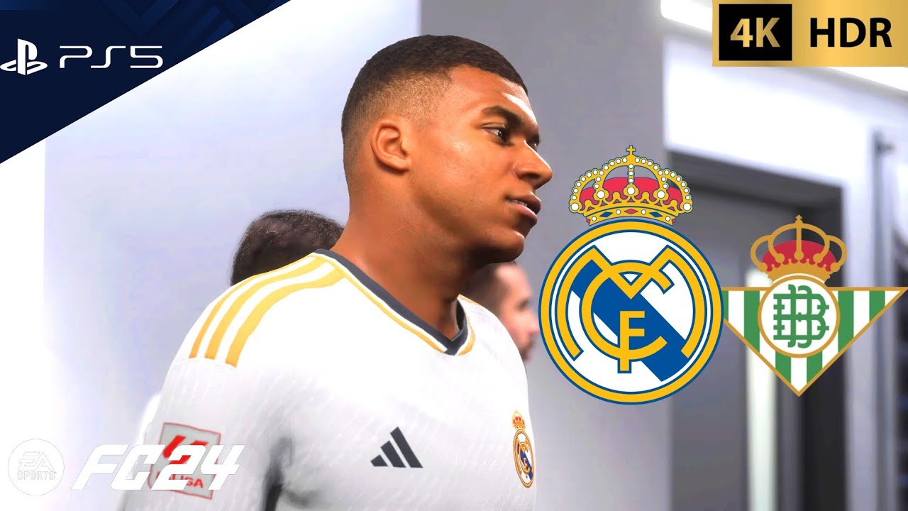 FC 24 - Real Madrid vs Real Betis - La Liga 2024/25 | PS5™ [4K60] - YouTube