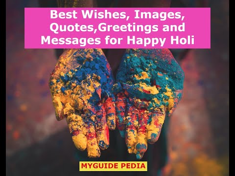 10 Best wishes, images and messages for Holi | Top 10 Holi wishes and messages