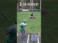 The Rookie had 3️⃣ Unbelievable Plays in his First Start!🤯 #dingersornothing #wiffleball #shorts
