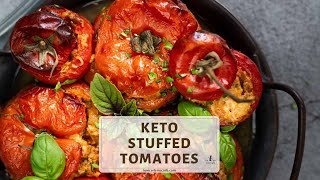 Keto Stuffed Tomatoes Recipe