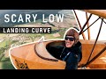 I was scared about the landing  vintage glider from 1934