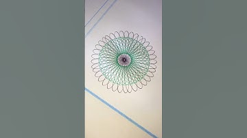 Wait For Video | Spirograph Drawing | #shorts #art #Atik_official 🍒