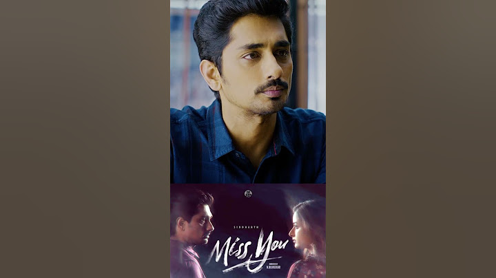 Miss You Movie - Teaser Promo | Siddharth |Ashika Ranganath | Ghibran | N.Rajasekar| Samuel| #shorts