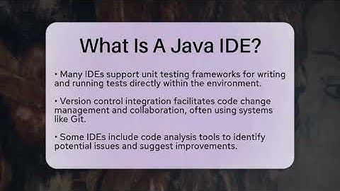 What Is A Java IDE? - History Icons Channel