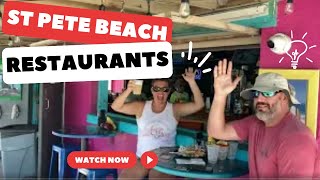St Pete Beach Florida - Restaurants You Gotta' Try