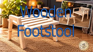 Wooden Footstool (Full Video)
