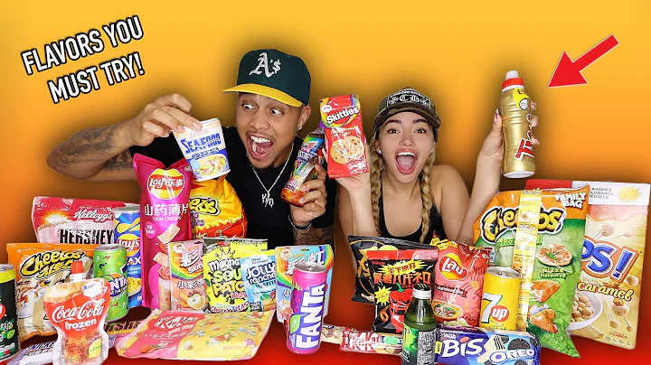 TRYING EXOTIC SNACKS WE DIDN'T EVEN KNOW EXISTED!!...