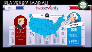 Two Seventy 270 Political game cleansweep as Bernie Sanders screenshot 2