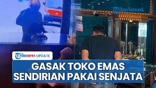 Detik-detik Perampokan Bersenjata di Toko Emas Aceh Selatan, Pelaku Beraksi Seorang Diri