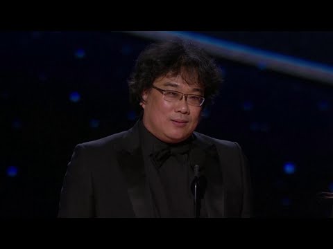Oscar 2020, Bong Joon-ho: "Vorrei dividere il premio per 'Parasite' in 5 parti"