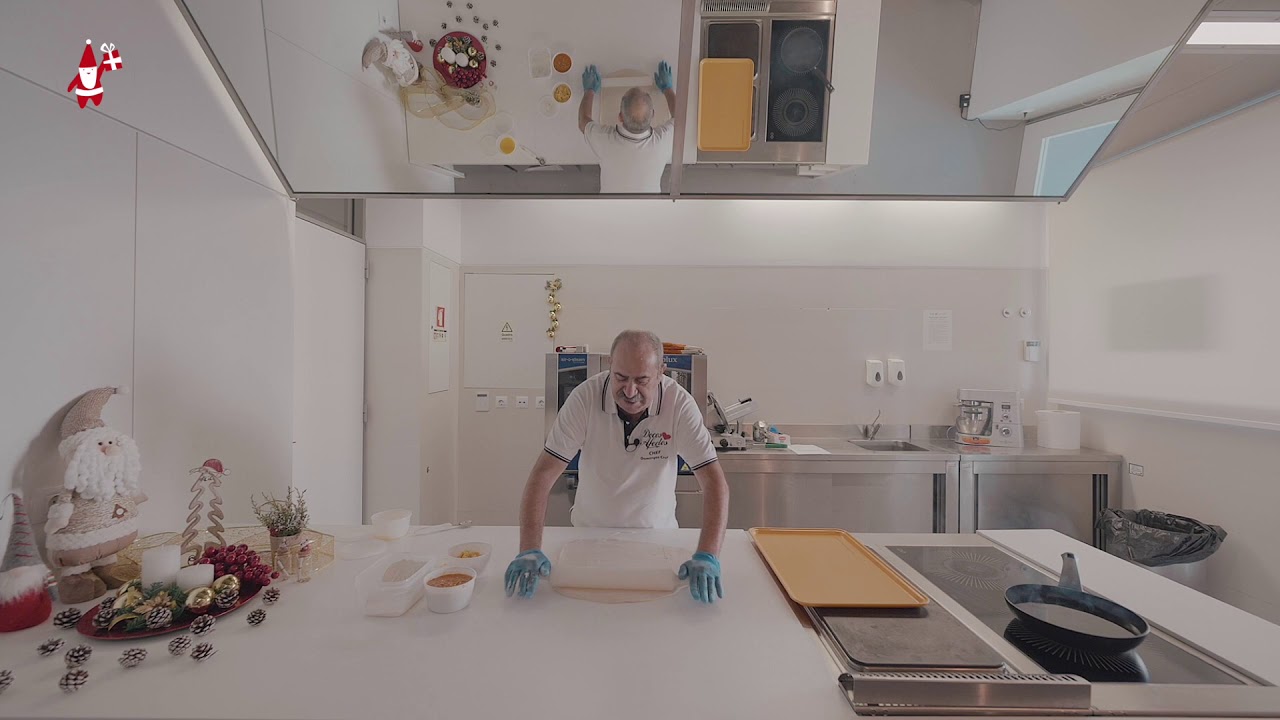 Doces à Mesa - Azevias de batata doce e de abóbora e noz + Coscorões