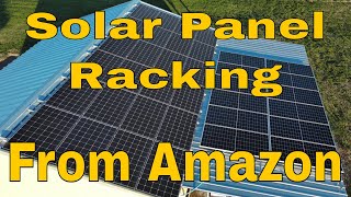 Solar Panel Mounting System from Amazon (Install and Review)