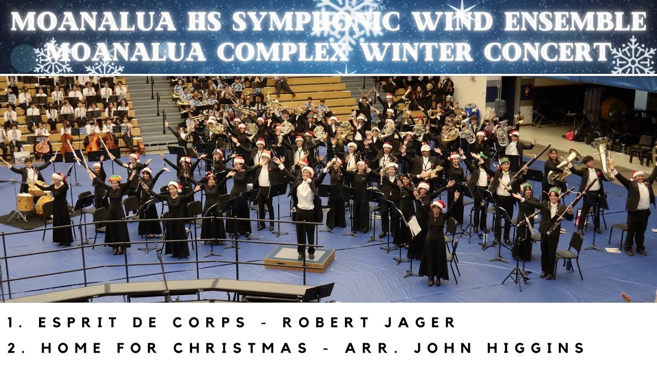 Moanalua HS Symphonic Wind Ensemble 2023 Moanalua Complex Winter