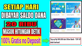 TERBUKTI DIBAYAR 10 RIBU SETIAP HARI || APLIKASI PENGHASIL SALDO DANA TERCEPAT - TANPA NONTON VIDIO