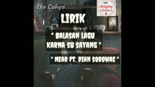 LIRIK LAGU BALASAN KARNA SU SAYANG