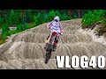Awesome sand motocross riding
