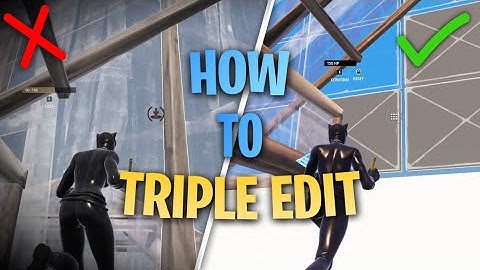 How to Triple Edit in Under 3 Minutes (Fortnite Tutorial)