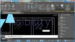 Autocad Dynamic Block Window, Visibility, Stretch, Move Parameters, Actions