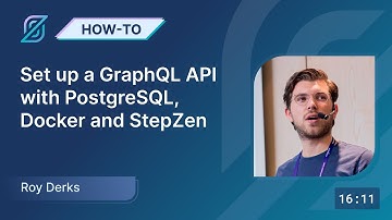 How to set up a GraphQL API with PostgreSQL, Docker and StepZen