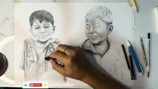 Commission portrait completed. Final result in time-lapse 