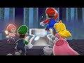 Super Mario 3D World - World 6 - 3 Player Co-Op Walkthrough 4K60FPS