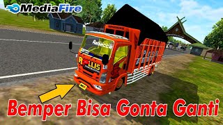 Share Mod Truck Isuzu NEW ROLLIS FULL Terpal Bemper JB3+ || BUSSID FREE