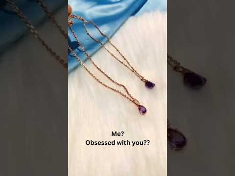 Yes I am obsessed with Amethyst Pendants 💜 | Amethyst Crystal jewelry | Rananjay Exports #shorts